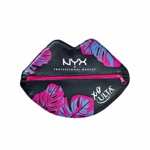 NEW NYX  Black Tropical Lips Makeup Bag